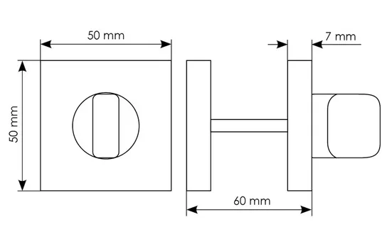 Завертка сантехническая LUX-WC-S5 ANT  (Morelli)